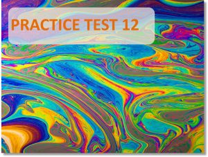 IELTS practice test 12